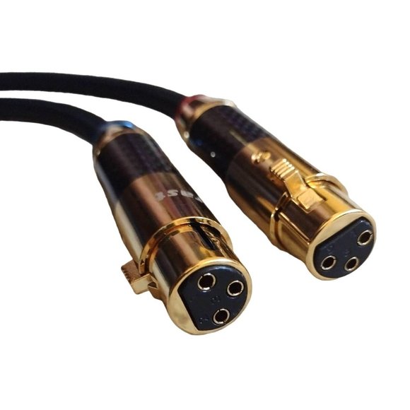 NEW! Pair of 1M/3.3Ft 3-Pin XLR Male to XLR Female Microphone Cable - Picture 3 of 3